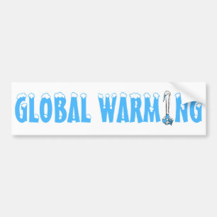 Global värme bildekal