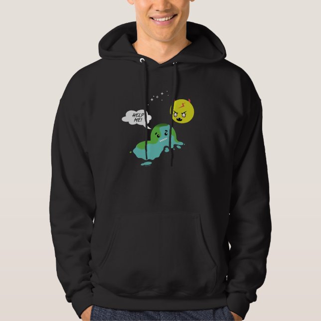 Global värme hoodie (Framsida)