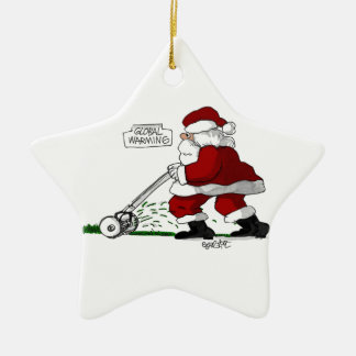 Global värme julgransprydnad keramik