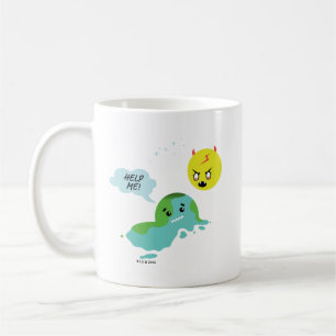 Global värme kaffemugg