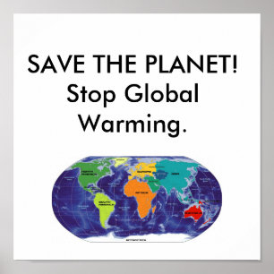 Global värme poster