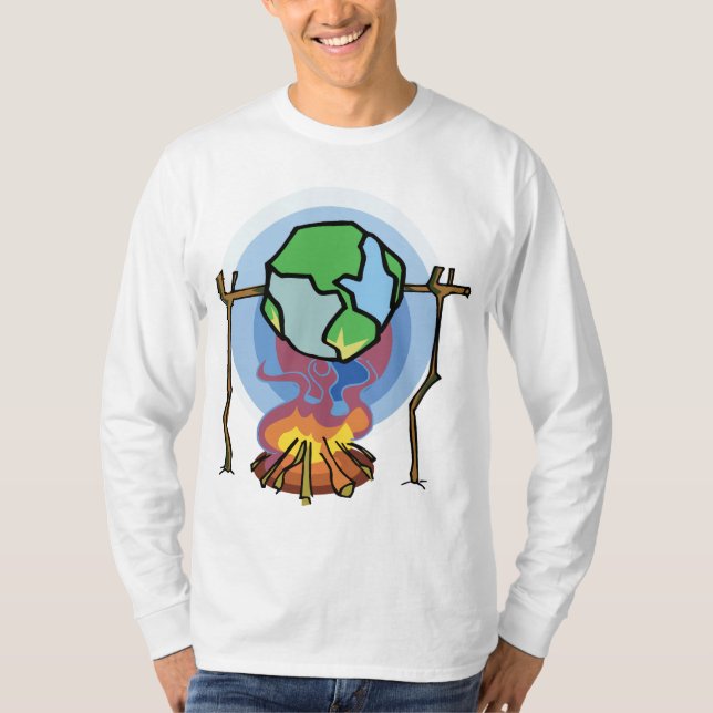 Global värme tee shirt (Framsida)