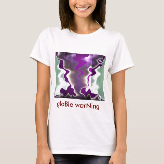 global varning för global värme tee shirt
