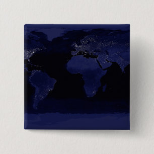 Global View of Earth's City Ljus Knapp