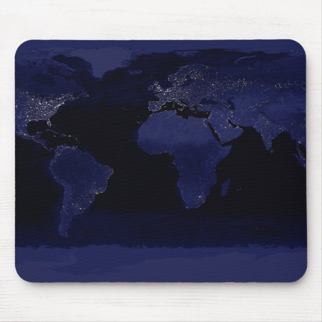 Global View of Earth's City Ljus Musmatta (Framsidan)