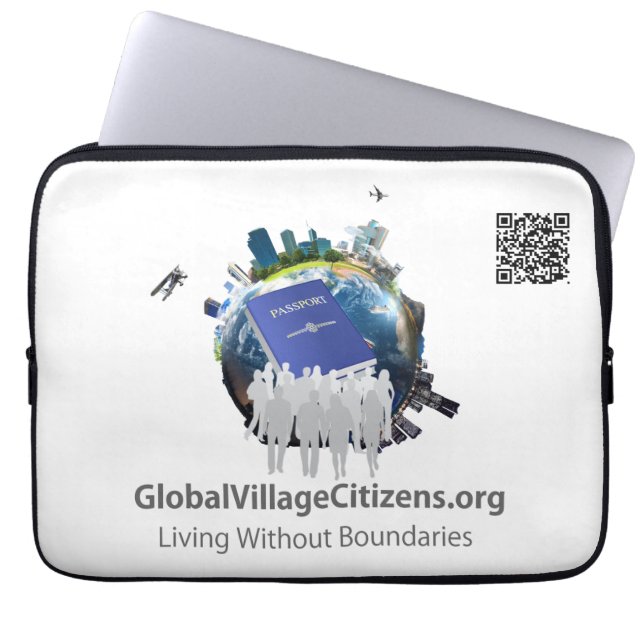Global Village Citizens - Laptop sleeve 13 tum (Framsidan)