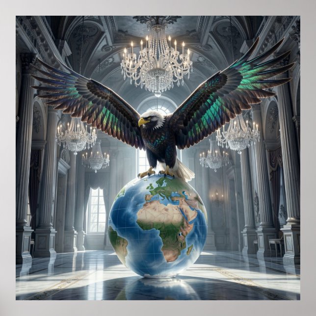 Global Vision Den Iridescerande Flygningen Poster (Framsidan)