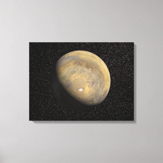 Global vy över Mars Canvastryck (Framsida)