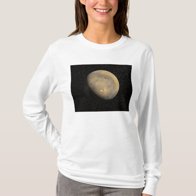 Global vy över Mars Tee Shirt (Framsida)