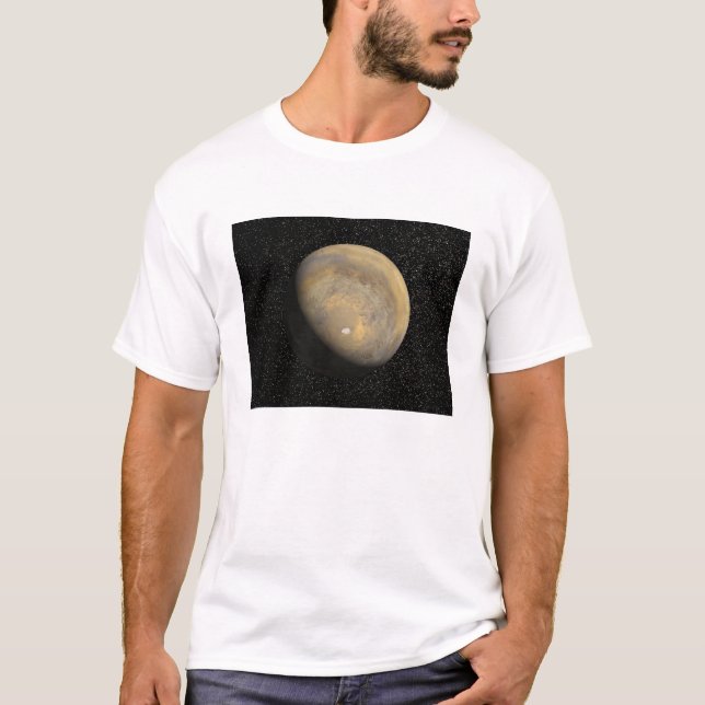 Global vy över Mars Tee Shirt (Framsida)