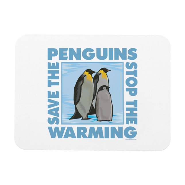 Global Warming, Penguins Magnet (Horisontell)