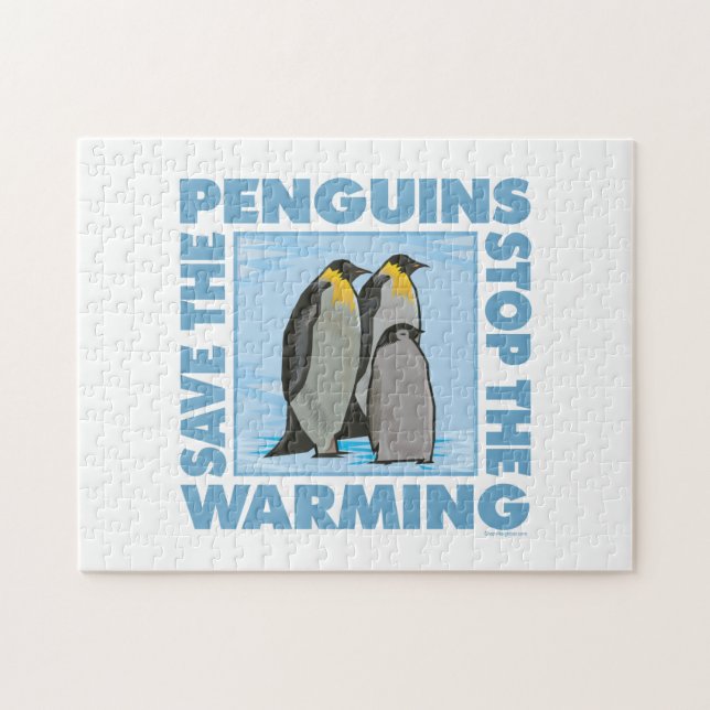 Global Warming, Penguins Pussel (Horisontell)