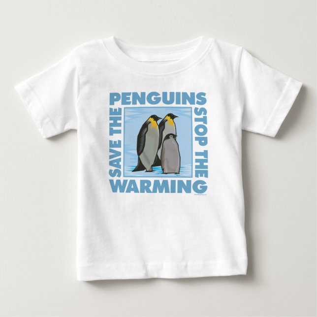 Global Warming, Penguins Tee Shirt (Framsida)