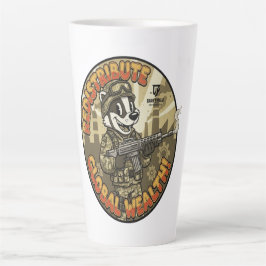 Global Wealth Badger Latte Mug