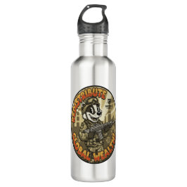 Global Wealth Badger Water Bottle