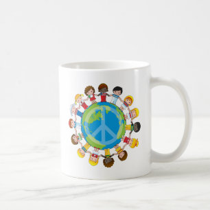 Globala barn kaffemugg
