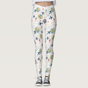 Globala flygmönster (1) leggings