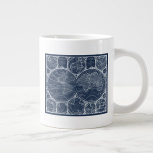Globala globaliseringsbilder jumbo mugg
