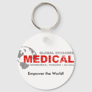 Globala medicinska brigader Keychain för anpassad Nyckelring