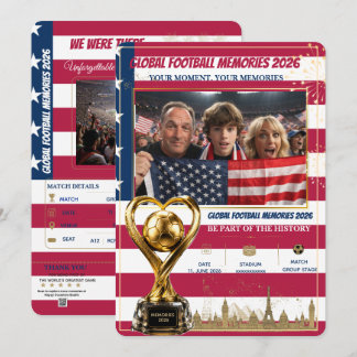 Globala Minnen från Fotboll 2026 Kort