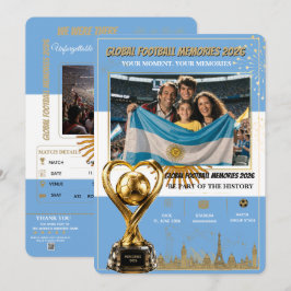 Globala Minnen från Fotboll 2026 Kort