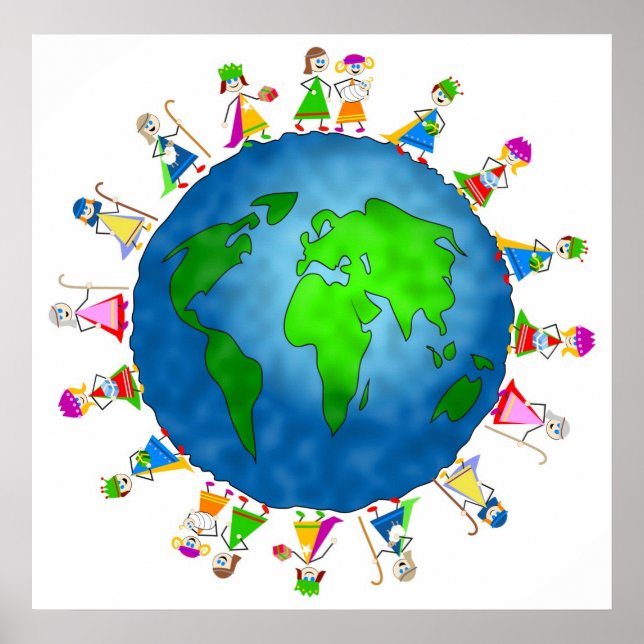 Globala nyskapande barn poster (Framsidan)