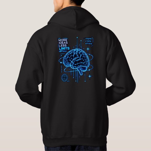 Globala sinnen större drömmar hoodie (Baksida)