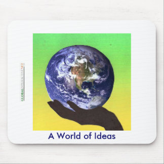 Globala växelverkande netto Mousepad Musmatta