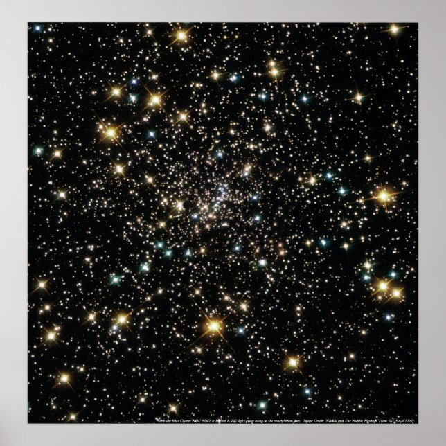 Globalstjärnkluster NGC 6397 Poster (Framsidan)