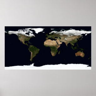 Globalt avbilda av vår värld poster