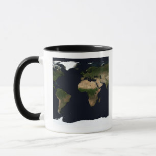 Globalt avbilda av världen mugg