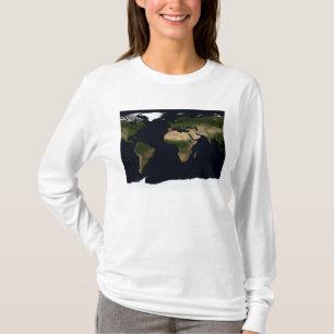 Globalt avbilda av världen tee shirt