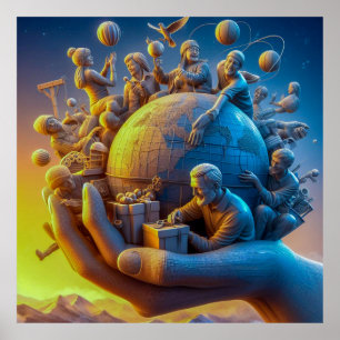 Globalt erkännande: Glatta Händer Poster