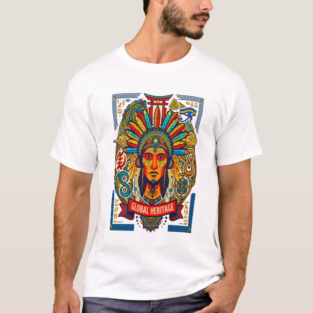 Globalt kulturarv - Design 2 T Shirt (Framsida)