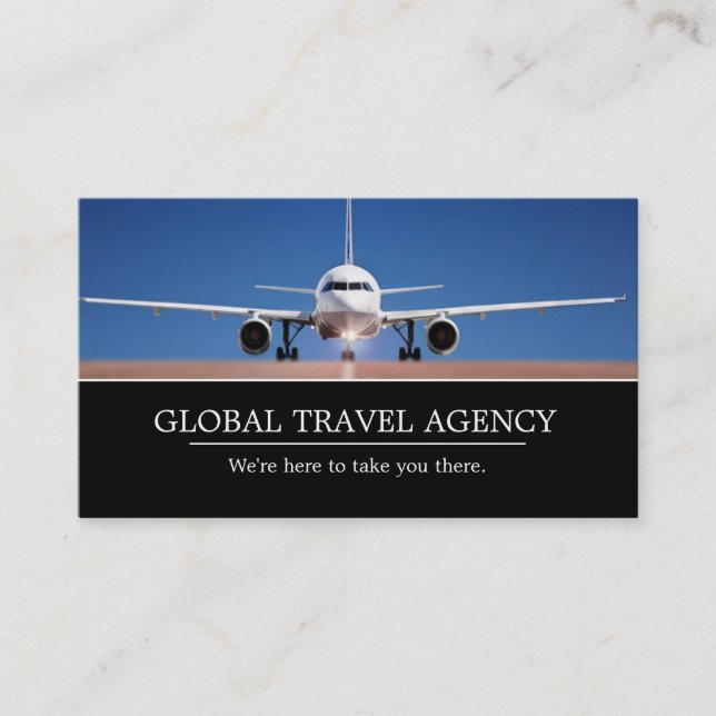 Globalt Resebyrå Agent Erbjudande Kort (Framsida)