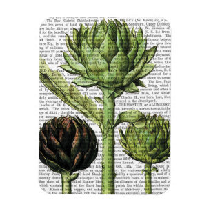 Globe Artichoke Skriv ut 2 Magnet