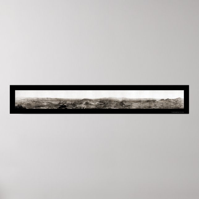 Globe AZ Mining Area Photo 1909 Poster (Framsidan)