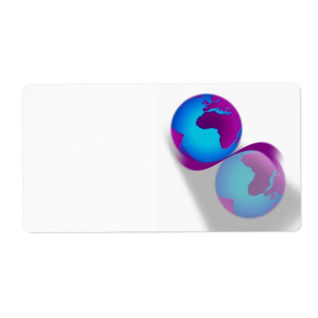 Globe-etikett Fraktsedel (Framsidan)