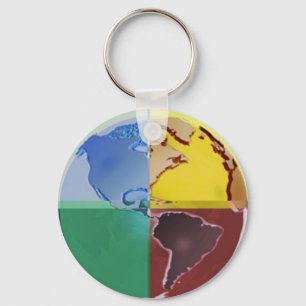 Globe i karantän - nyckelkedja nyckelring