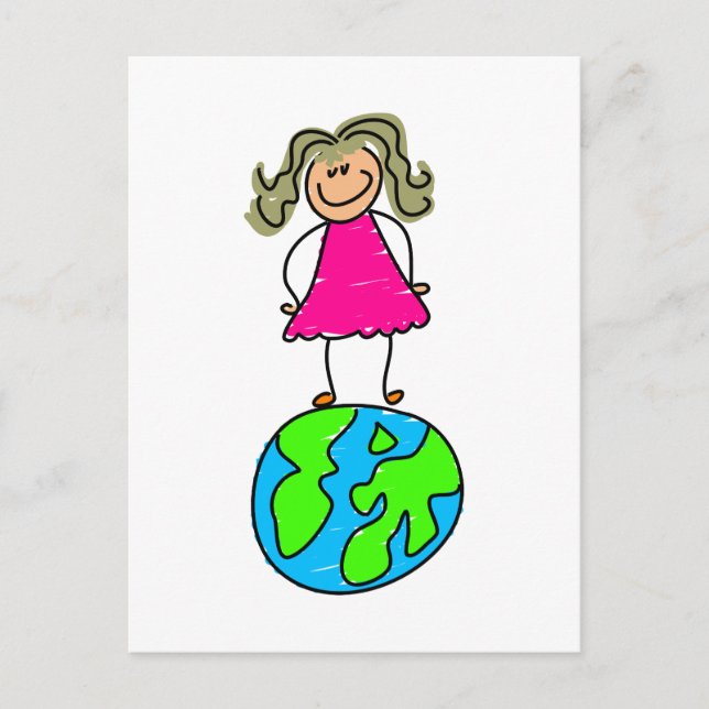 Globe Kid Vykort (Framsida)