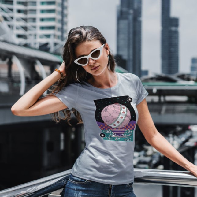 Globe med stjärnor t shirt (Skapare uppladdad)