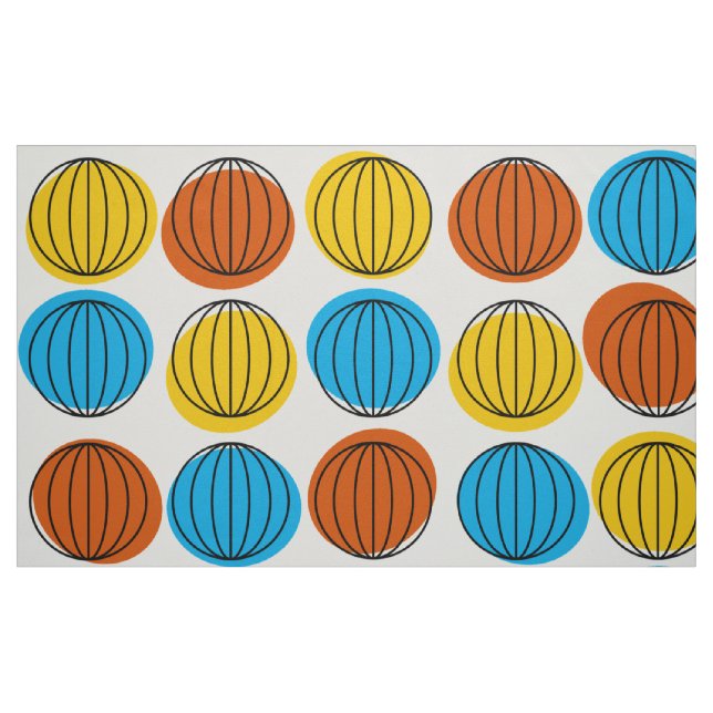 Globe Multi stor Tyg (Fat Quarter)