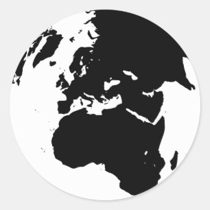 Globe Runt Klistermärke