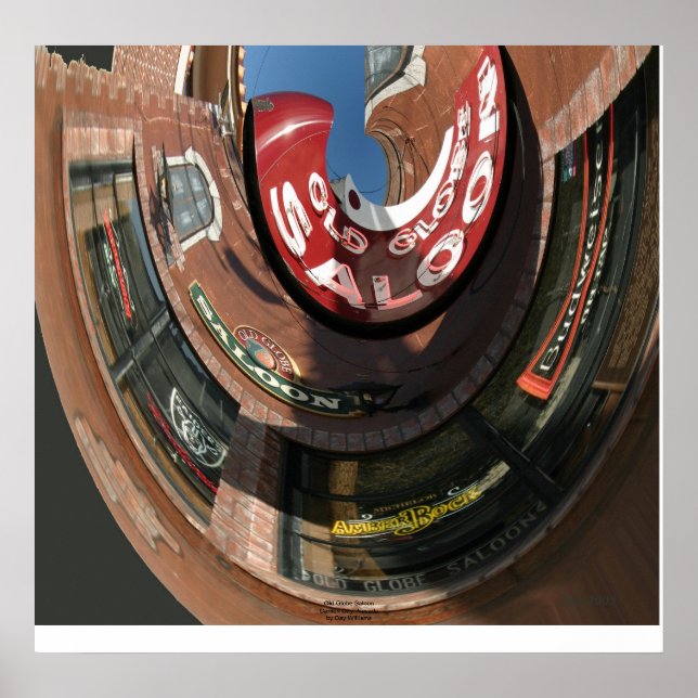 Globe Saloon, Carson City, Nevada Poster (Framsidan)