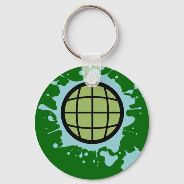 Globe Splotch. Nyckelring (Framsida)