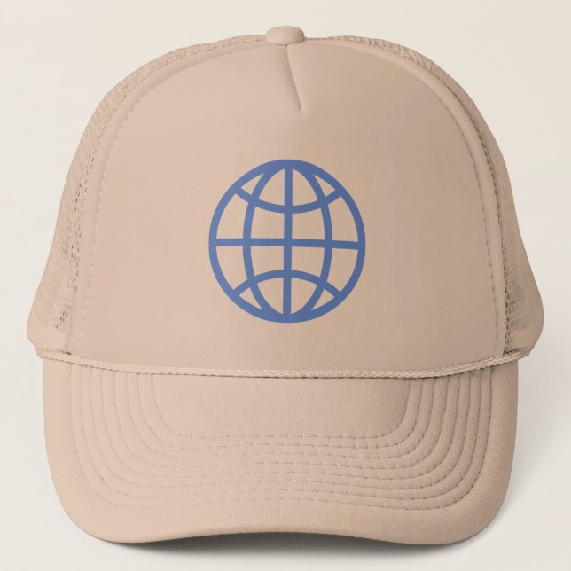Globe-symbol - Baby blue Keps (Framsida)