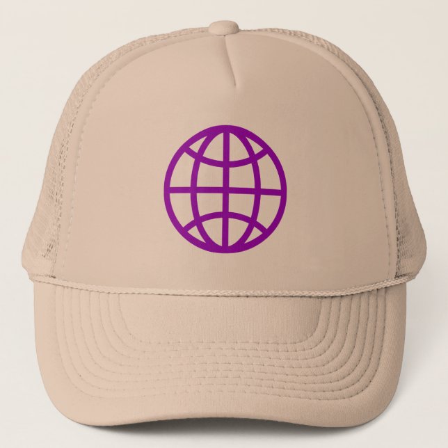 Globe Symbol - Lila Keps (Framsida)
