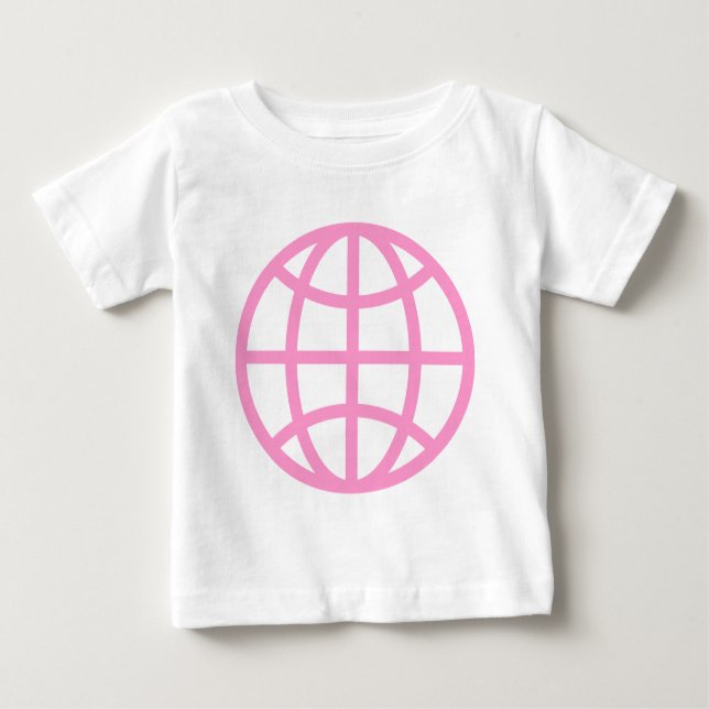 Globe Symbol - Rosa Tröja (Framsida)
