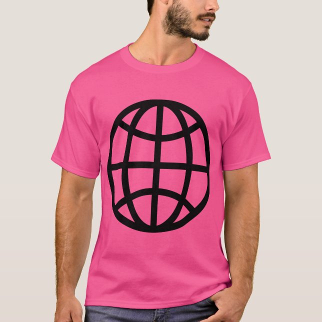 Globe Symbol - svart Tröja (Framsida)