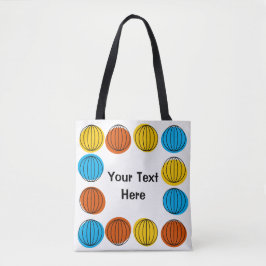 Globe Text till gulten tillbaka Tygkasse